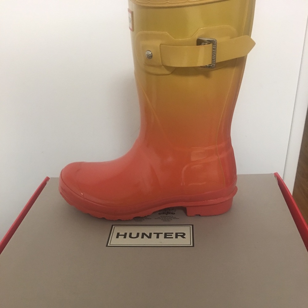 ❤️NEW Hunter Ombré Sunset Rain Boots❤️